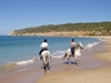 Horse riders enjoying the beach at Barbate